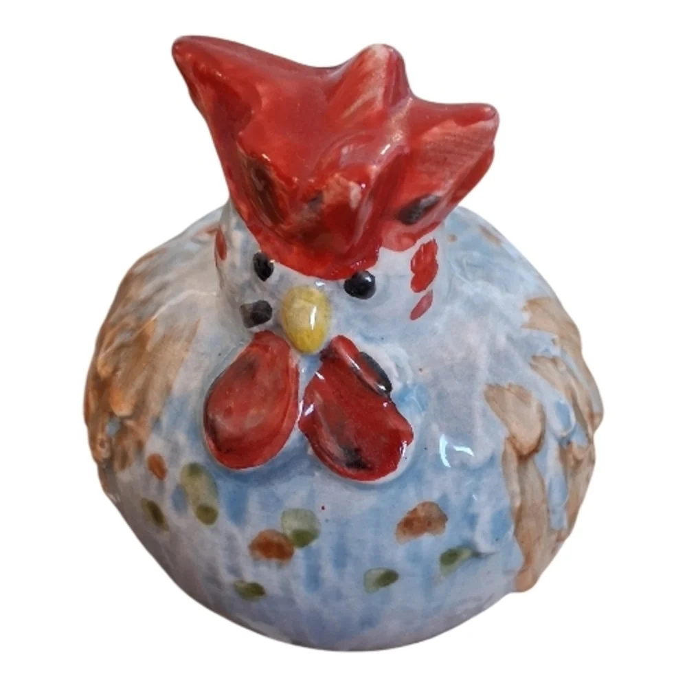 Jacques Pepin Collection for Sur La Table Ceramic Rooster Salt & Pepper Shakers